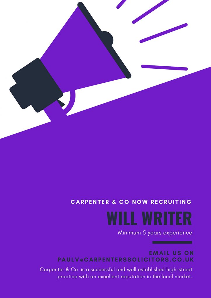 Seeking a Will Writer